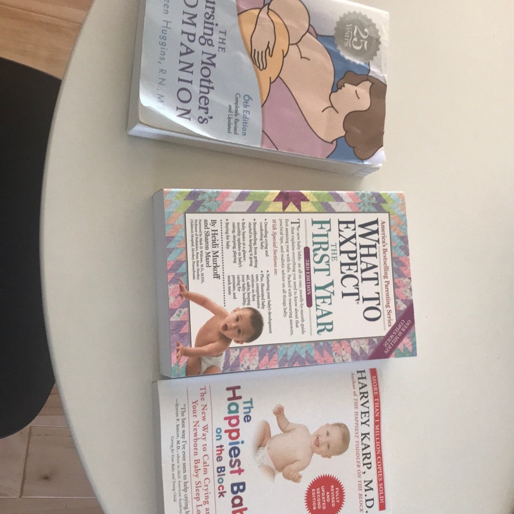 Pre loved three Parent books